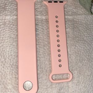 Light pink Apple Watch band s/m